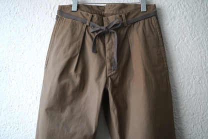 21SS “ALAIN” SELVEDGE YACHT CANVAS スポーツトラウザーズパンツ / COHERENCE(コヒーレンス)