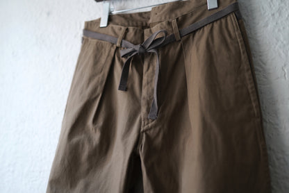 21SS “ALAIN” SELVEDGE YACHT CANVAS スポーツトラウザーズパンツ / COHERENCE(コヒーレンス)