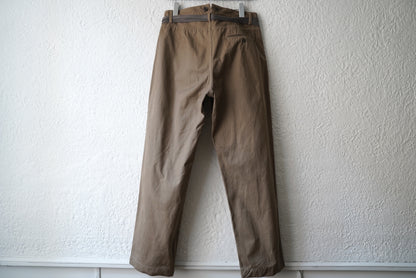 21SS “ALAIN” SELVEDGE YACHT CANVAS スポーツトラウザーズパンツ / COHERENCE(コヒーレンス)