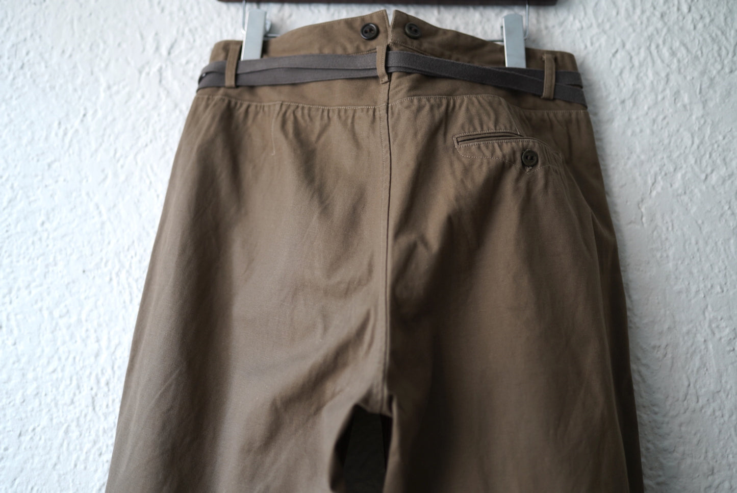 21SS “ALAIN” SELVEDGE YACHT CANVAS スポーツトラウザーズパンツ / COHERENCE(コヒーレンス)