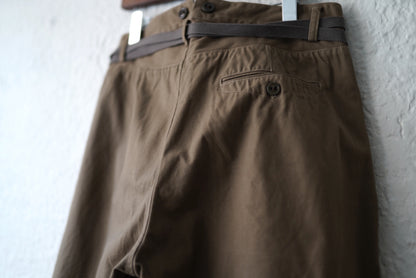 21SS “ALAIN” SELVEDGE YACHT CANVAS スポーツトラウザーズパンツ / COHERENCE(コヒーレンス)