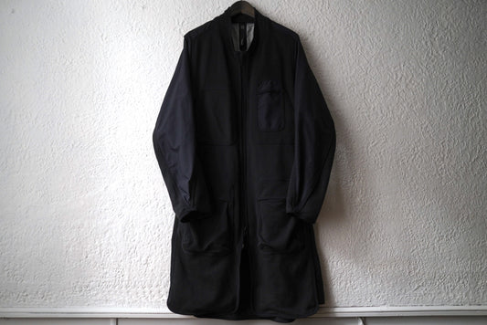 19SS GORE-TEX INFINIUM ノーカラーモッズコート / BYBORRE(バイボレ)