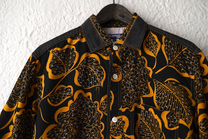 17SS 花柄半袖シャツ / JUNYAWATANABE MAN COMME des  GARCONS(ジュンヤワタナベマン コムデギャルソン)