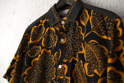 17SS 花柄半袖シャツ / JUNYAWATANABE MAN COMME des  GARCONS(ジュンヤワタナベマン コムデギャルソン)