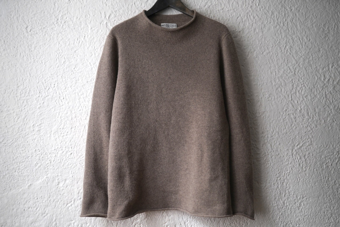 Super100's Wool ウールアンゴラモックネックニットセーター / MOTHERHAND artisan(マザーハンドアルチザン)