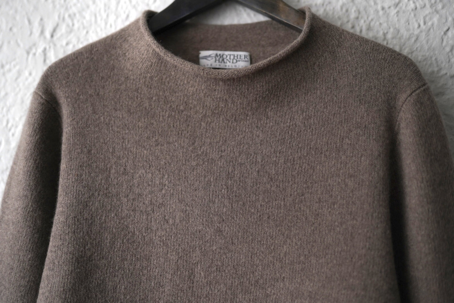 Super100's Wool ウールアンゴラモックネックニットセーター / MOTHERHAND artisan(マザーハンドアルチザン)