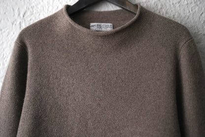Super100's Wool ウールアンゴラモックネックニットセーター / MOTHERHAND artisan(マザーハンドアルチザン)