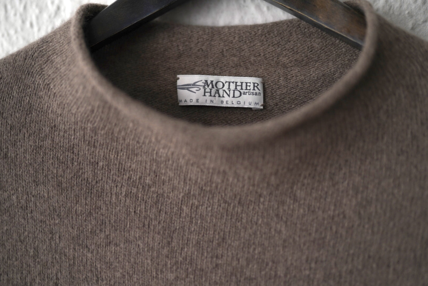 Super100's Wool ウールアンゴラモックネックニットセーター / MOTHERHAND artisan(マザーハンドアルチザン)