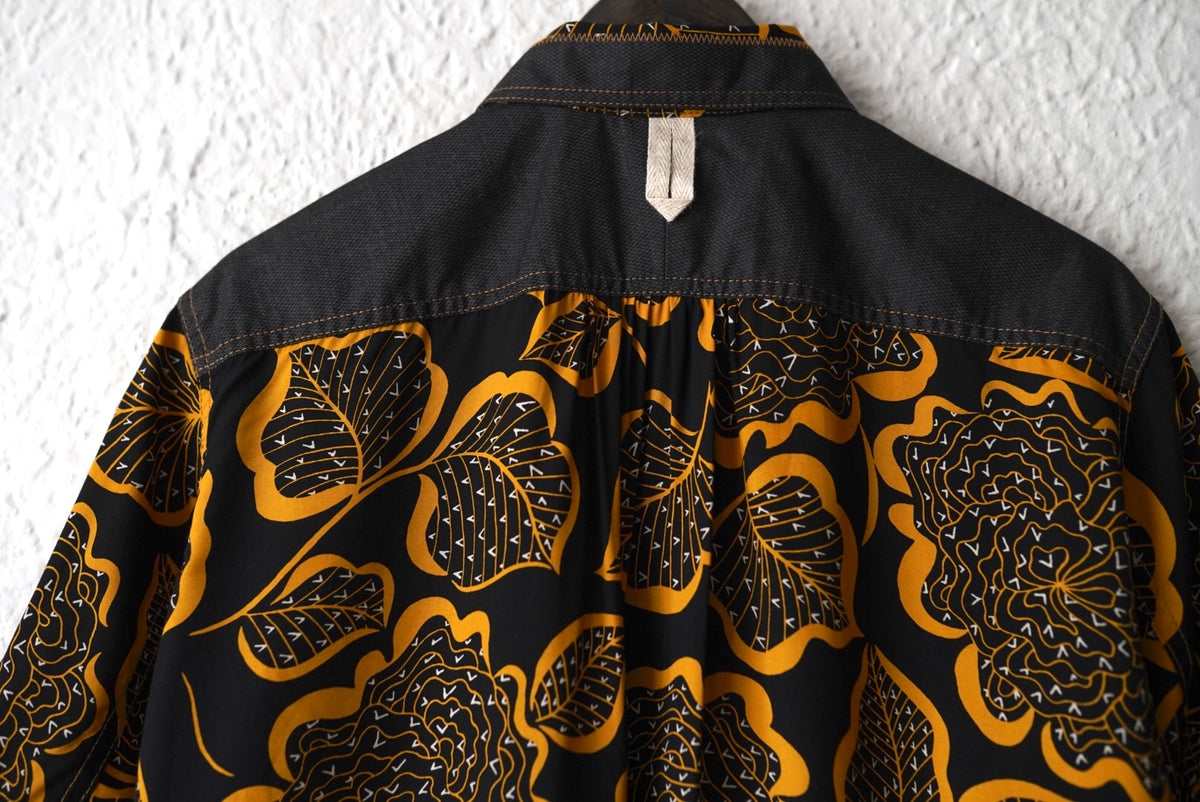 17SS 花柄半袖シャツ / JUNYAWATANABE MAN COMME des  GARCONS(ジュンヤワタナベマン コムデギャルソン)