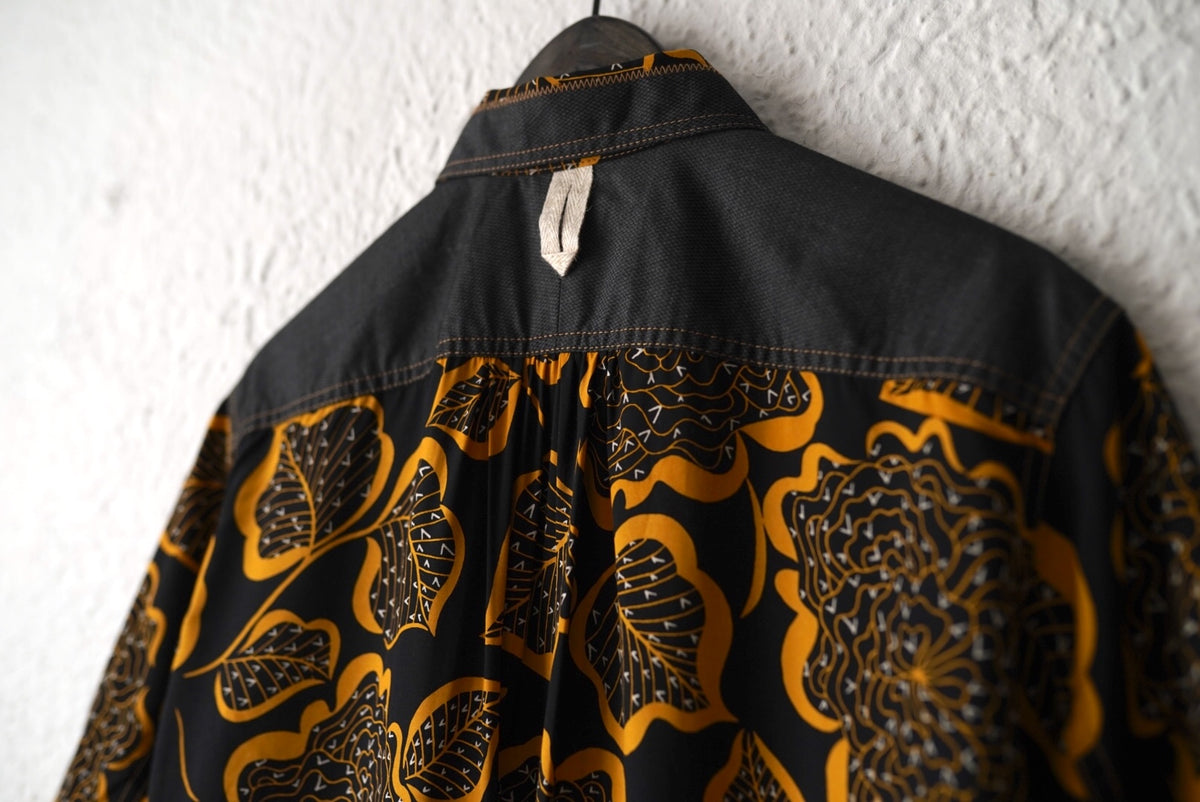 17SS 花柄半袖シャツ / JUNYAWATANABE MAN COMME des  GARCONS(ジュンヤワタナベマン コムデギャルソン)