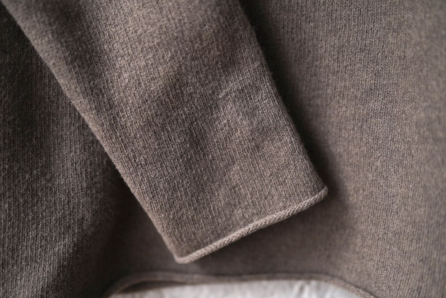 Super100's Wool ウールアンゴラモックネックニットセーター / MOTHERHAND artisan(マザーハンドアルチザン)
