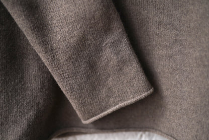 Super100's Wool ウールアンゴラモックネックニットセーター / MOTHERHAND artisan(マザーハンドアルチザン)