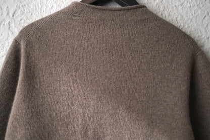 Super100's Wool ウールアンゴラモックネックニットセーター / MOTHERHAND artisan(マザーハンドアルチザン)