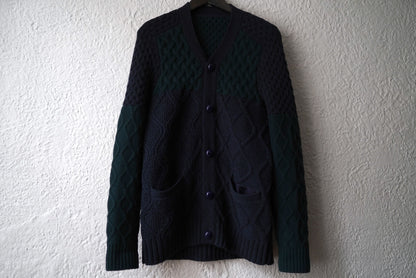 15AW Cable Knit Cardigan ケーブルニットカーディガンセーター / sacai(サカイ)