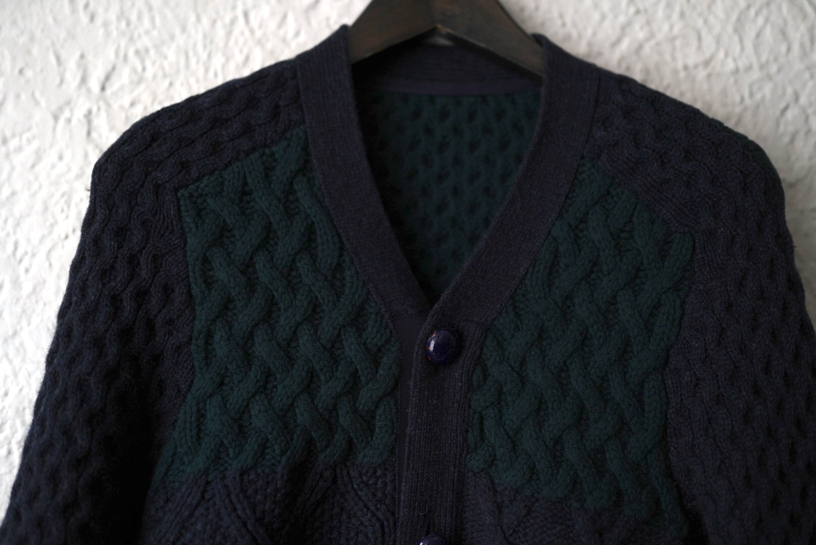 sacai 15AWコレクション ケーブル編み カーディガン sacai – D'arte