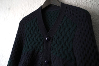 15AW Cable Knit Cardigan ケーブルニットカーディガンセーター / sacai(サカイ)