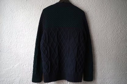 15AW Cable Knit Cardigan ケーブルニットカーディガンセーター / sacai(サカイ)