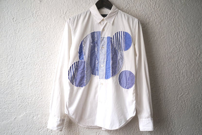 15SS サークルパッチワークシャツ / COMME des GARCONS HOMME(コムデギャルソンオム)