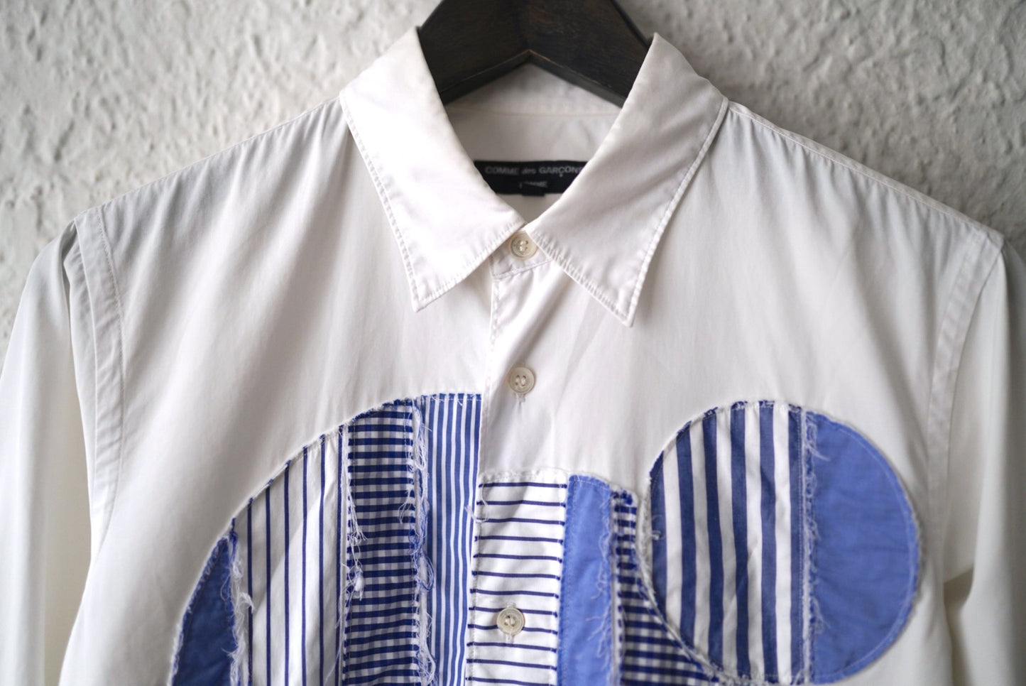 15SS サークルパッチワークシャツ / COMME des GARCONS HOMME(コムデギャルソンオム)
