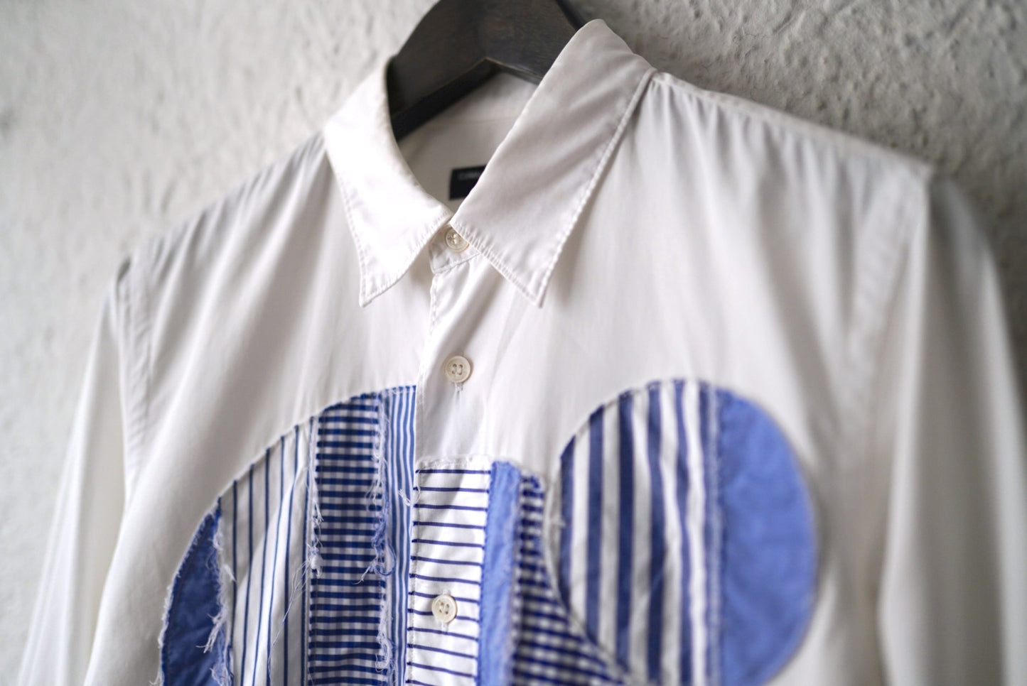 15SS サークルパッチワークシャツ / COMME des GARCONS HOMME(コムデギャルソンオム)