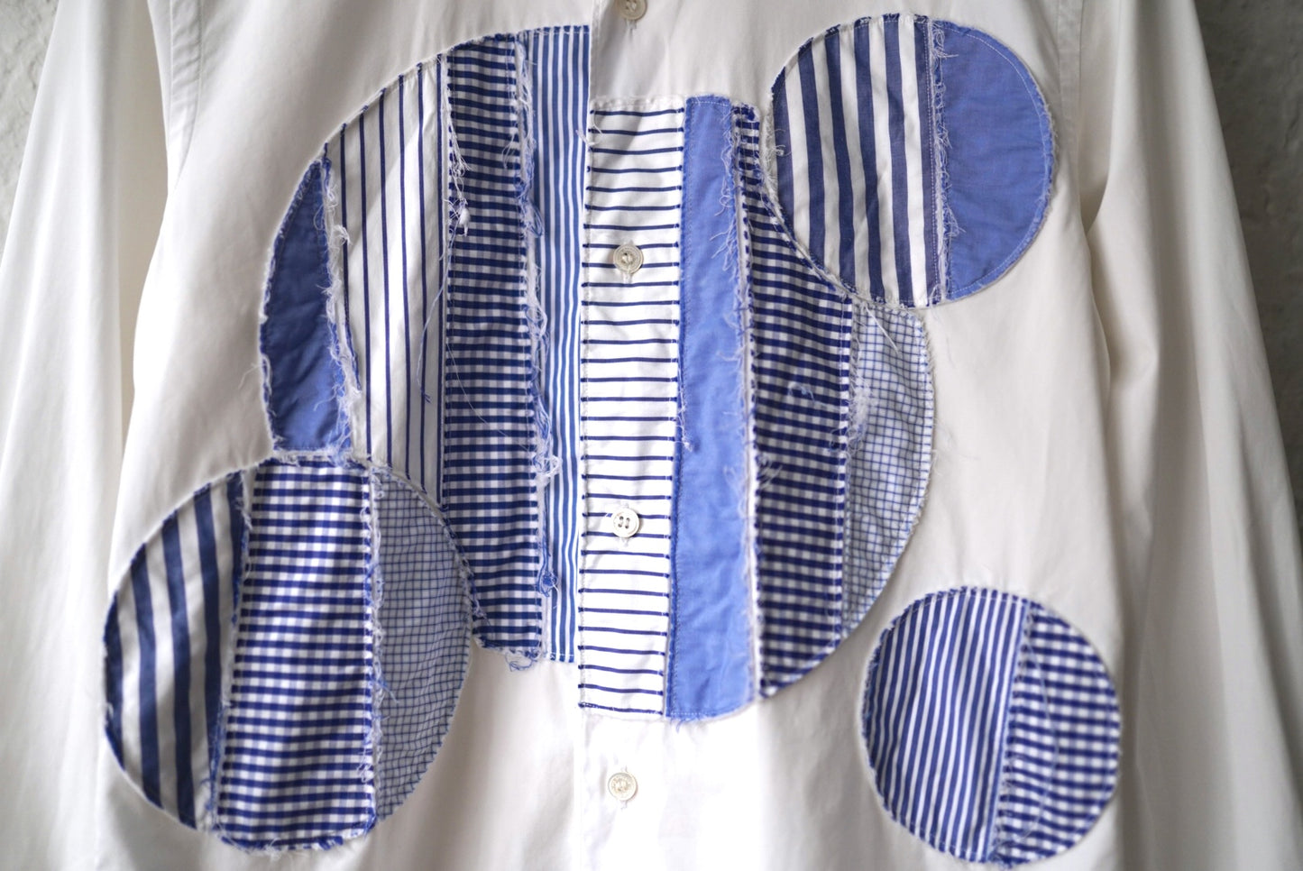 15SS サークルパッチワークシャツ / COMME des GARCONS HOMME(コムデギャルソンオム)