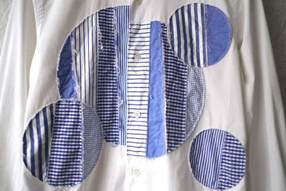 15SS サークルパッチワークシャツ / COMME des GARCONS HOMME(コムデギャルソンオム)
