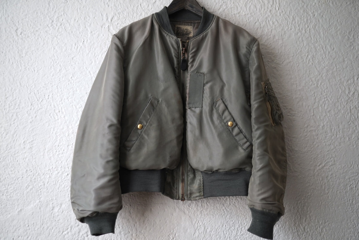 1950's U.S.ARMY B-15D MOD ミリタリーフライトジャケット セージグリーン / Vintage(ヴィンテージ)
