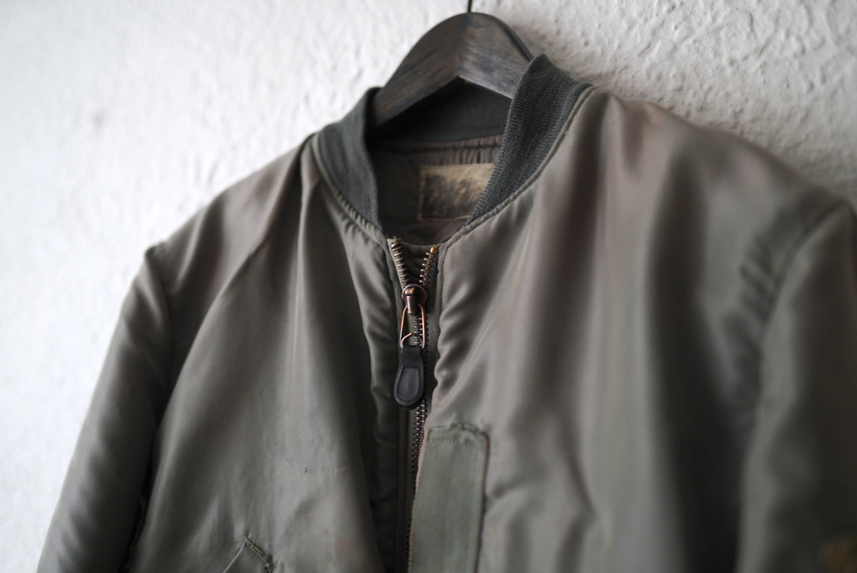 1950's U.S.ARMY B-15D MOD ミリタリーフライトジャケット セージグリーン / Vintage(ヴィンテージ)