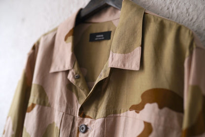 22SS Big Tuck Jacket Camo カモ柄ブルゾンジャケット / ensou.(エンソウ)