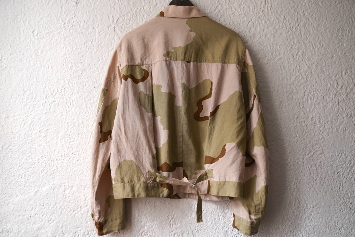 22SS Big Tuck Jacket Camo カモ柄ブルゾンジャケット / ensou.(エンソウ)