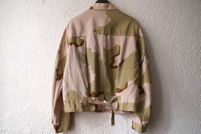 22SS Big Tuck Jacket Camo カモ柄ブルゾンジャケット / ensou.(エンソウ)
