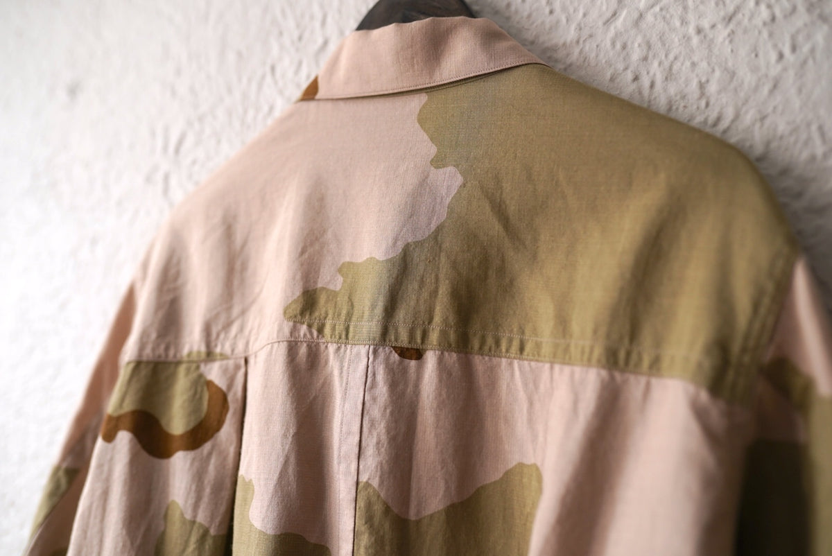 22SS Big Tuck Jacket Camo カモ柄ブルゾンジャケット / ensou.(エンソウ)
