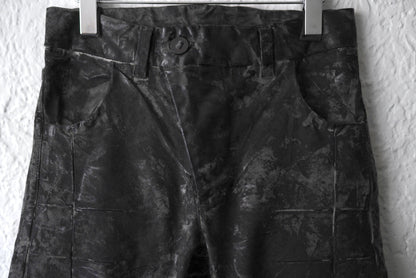 15SS P13-F1405K ワックスコーティングデニムパンツ / boris bidjan saberi(ボリスビジャンサベリ)
