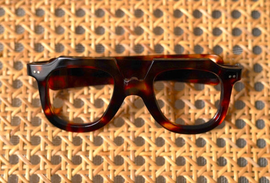 1940's gargoyle ガーゴイル 芯なし パドルテンプル セルフレームアイウェア 眼鏡 / frame france(フレームフランス)