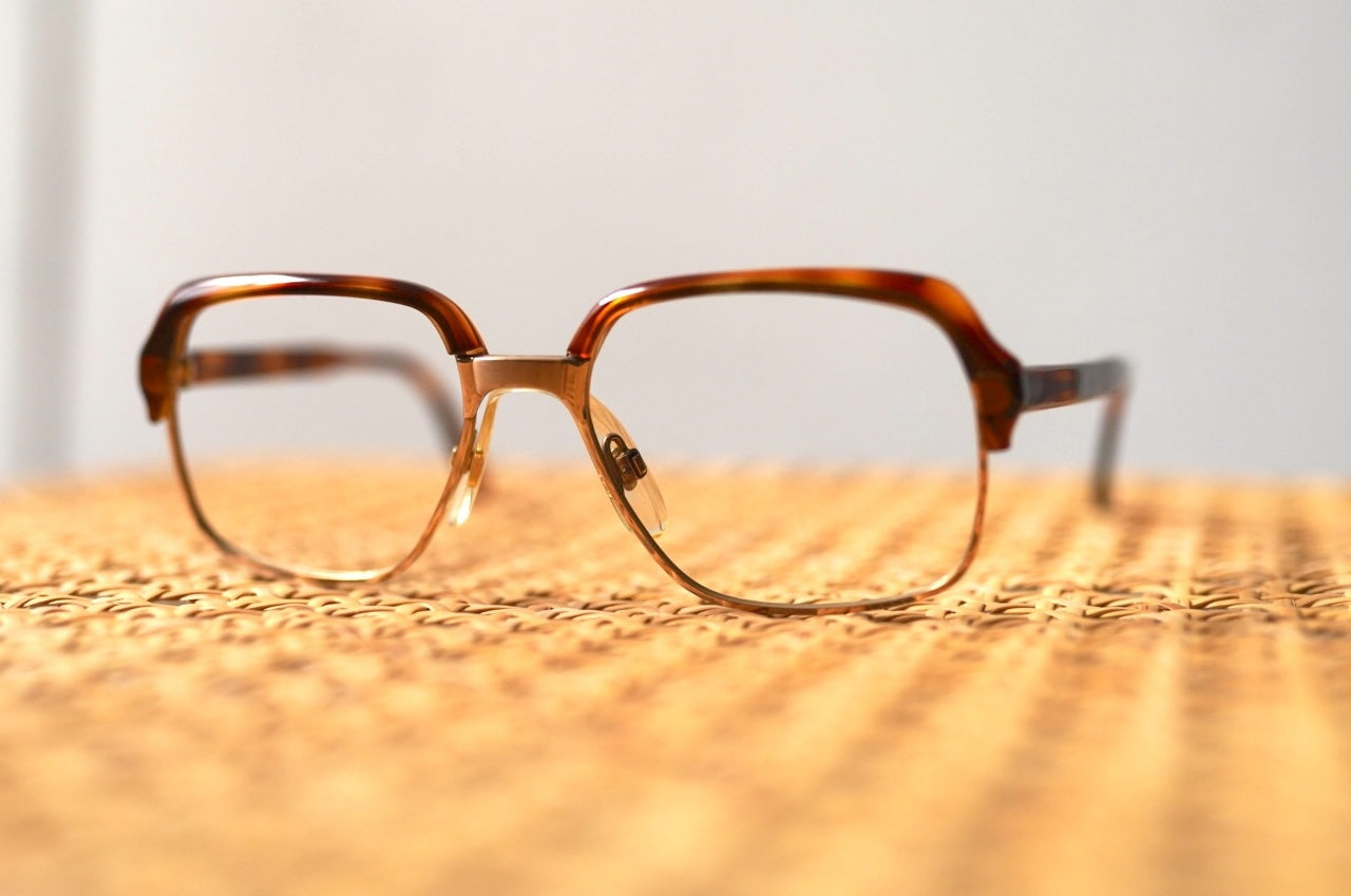 HEROLD ヘラルド 1/20-10K 金張りブローライン アイウェア 眼鏡 52/52 / RODENSTOCK(ローデンストック)
