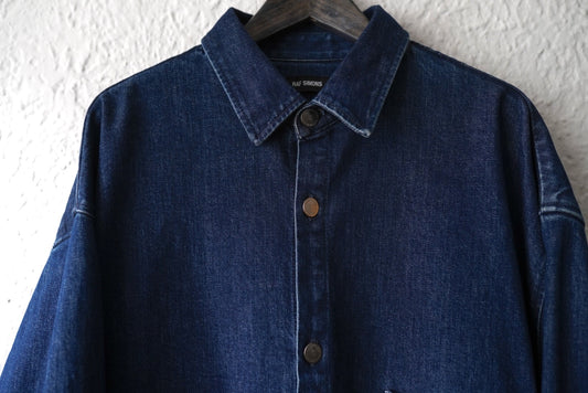 20SS ビッグシルエットデニムカバーオールジャケット / RAF SIMONS(ラフシモンズ)