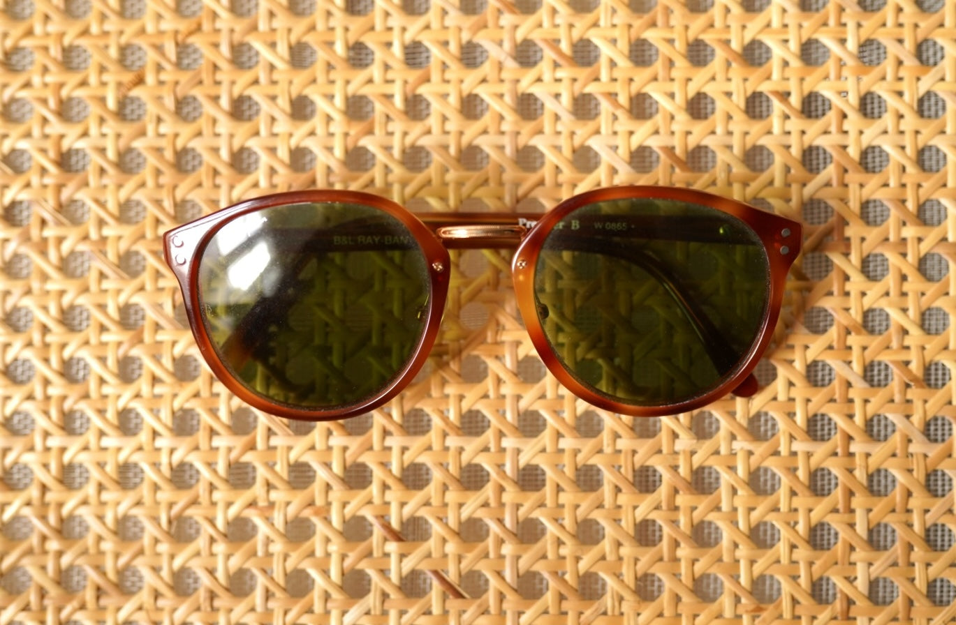 1990's TRADITIONALS セルフレームアイウェア 眼鏡 キャメル ボシュロム製 / RayBan(レイバン)