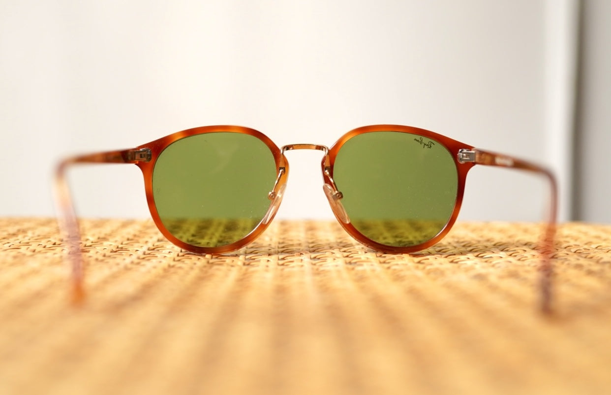 1990's TRADITIONALS セルフレームアイウェア 眼鏡 キャメル ボシュロム製 / RayBan(レイバン)