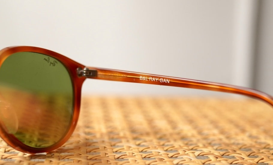 1990's TRADITIONALS セルフレームアイウェア 眼鏡 キャメル ボシュロム製 / RayBan(レイバン)