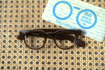 1950's FDR セルフレームアイウェア 眼鏡 ブラウンスモーク 46/24 / TART OPTICAL(タートオプティカル)
