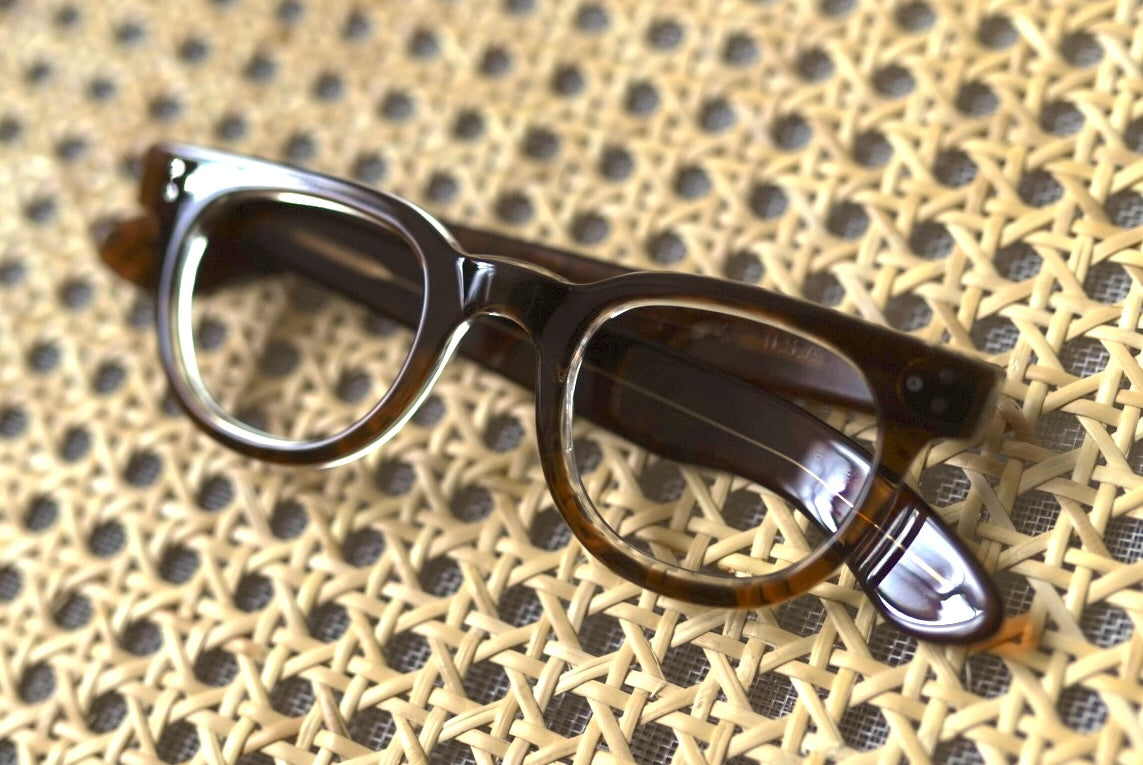 1950's FDR セルフレームアイウェア 眼鏡 ブラウンスモーク 46/24 / TART OPTICAL(タートオプティカル)