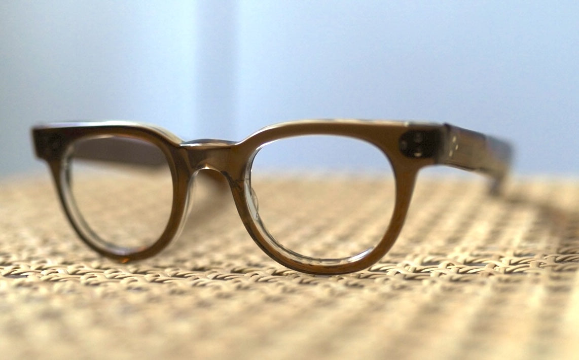 1950's FDR セルフレームアイウェア 眼鏡 ブラウンスモーク 46/24 / TART OPTICAL(タートオプティカル)