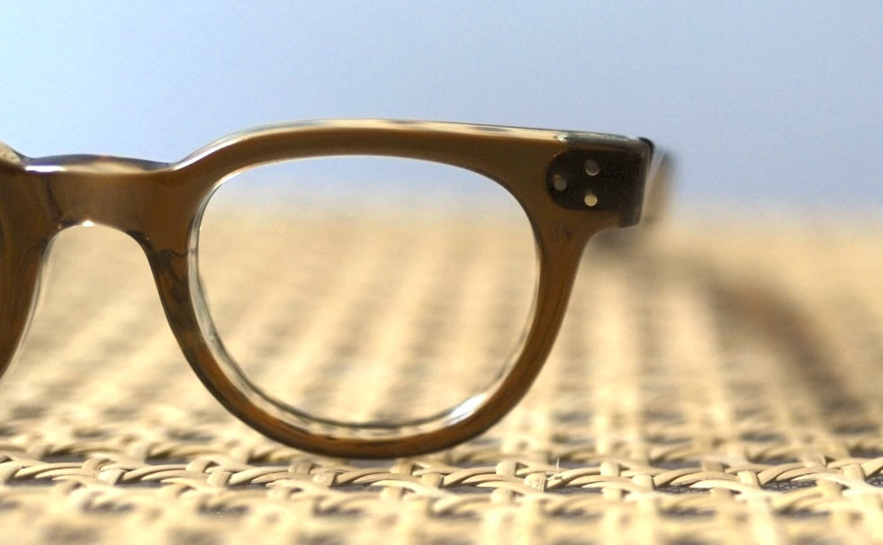 1950's FDR セルフレームアイウェア 眼鏡 ブラウンスモーク 46/24 / TART OPTICAL(タートオプティカル)