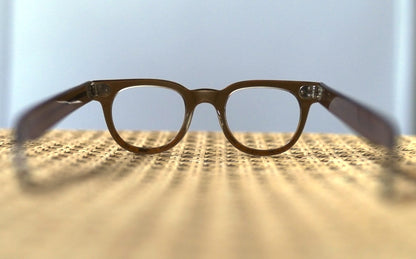 1950's FDR セルフレームアイウェア 眼鏡 ブラウンスモーク 46/24 / TART OPTICAL(タートオプティカル)