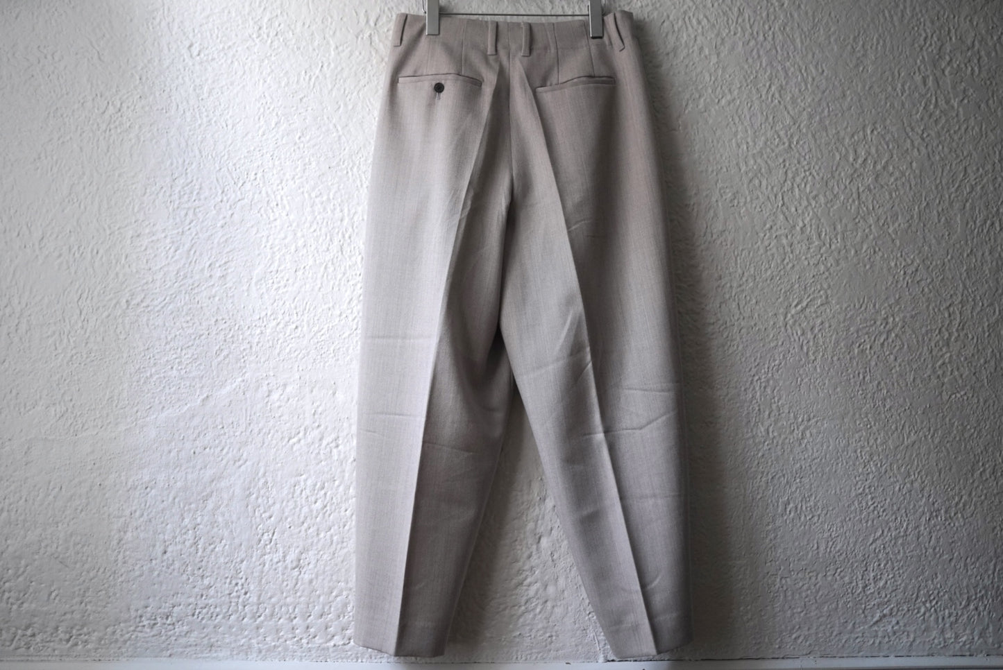 22AW ウールツイル2タックトラウザーズパンツ / AUBETT(オーベット)