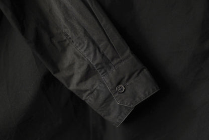 V-Neck Shirt Vネックコットンシャツ ブラック / LEMAIRE(ルメール)