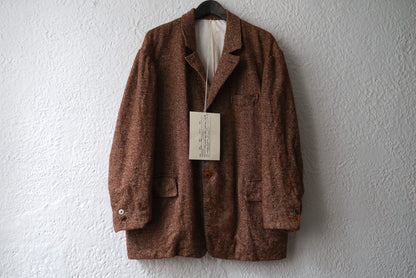 24AW Fish Mouth Lapel Three-Roll-Two Jacket ベビーアルパカツイードブレザージャケット / the Crooked Tailor(ザ クルーキッドテーラー)