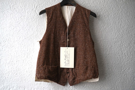 24AW Six Button Gilet ベビーアルパカツイードジレ ベスト / the Crooked Tailor(ザ クルーキッドテーラー)