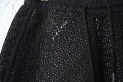 18AW 3d Knit 刺し子イージーパンツ / BYBORRE(バイボレ)