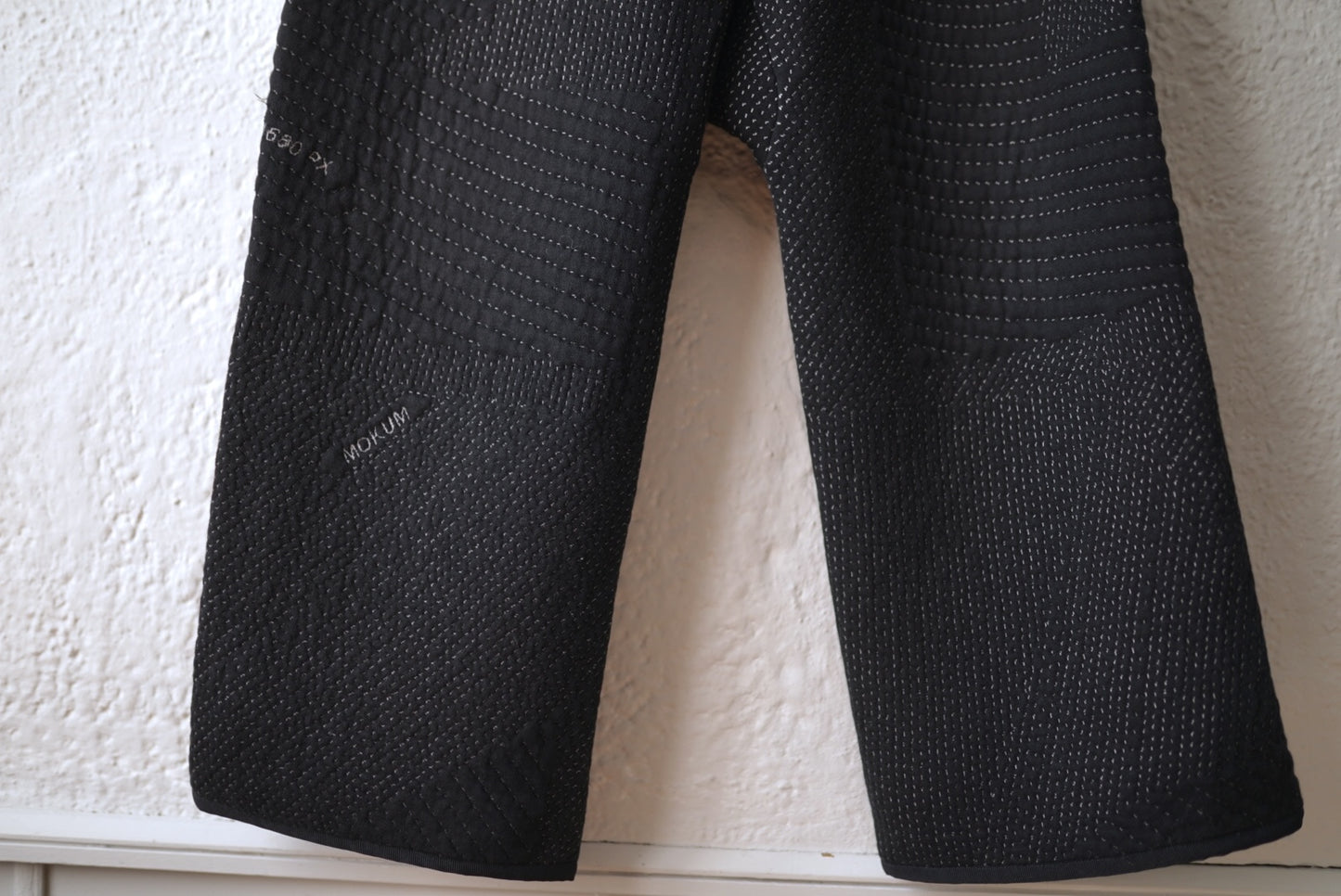 18AW 3d Knit 刺し子イージーパンツ / BYBORRE(バイボレ)